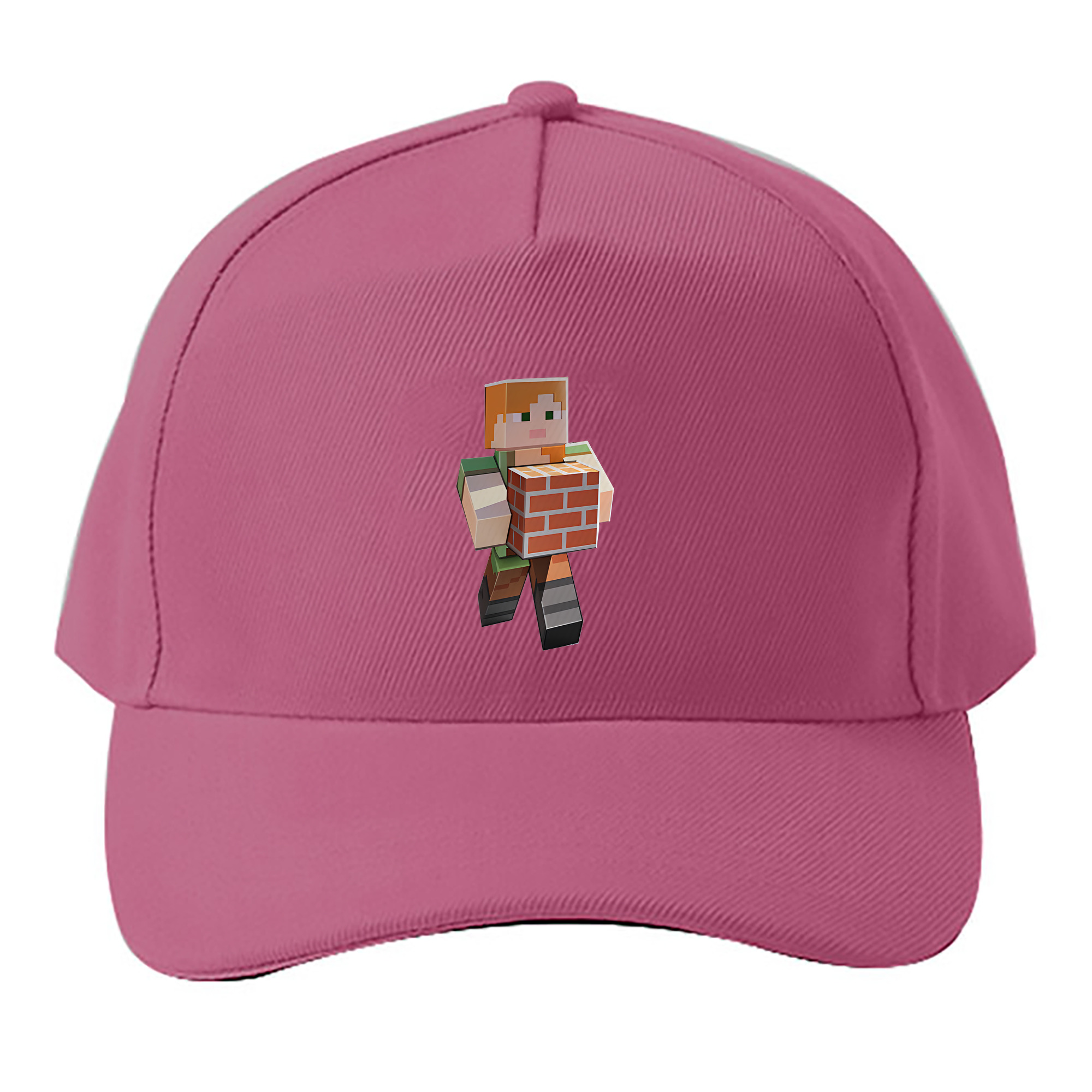 （画像用） マインクラフト ブロックの世界 Minecraft MC Block world ベースボールキャップ 綿100％ 男女兼用 帽子 スポーツ